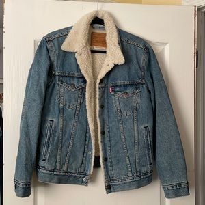 Levi’s Sheepskin Lined Denim Jacket